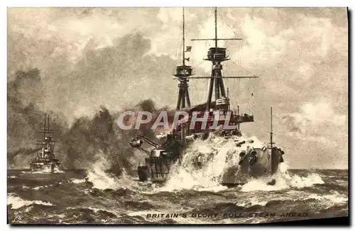 Cartes postales Bateau Britain's glory Gulf Steam Ahead