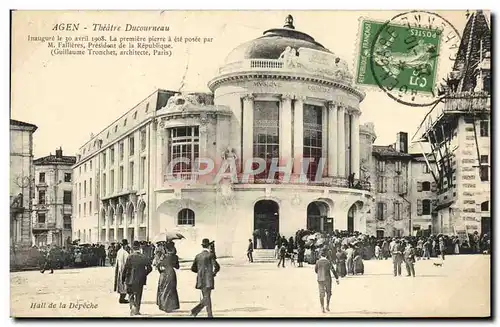 Cartes postales Agen Theatre Ducourneau