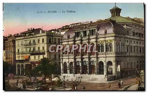 Cartes postales Theatre Alger