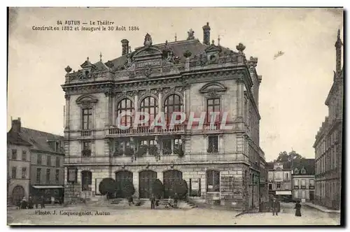 Cartes postales Autun Le Theatre