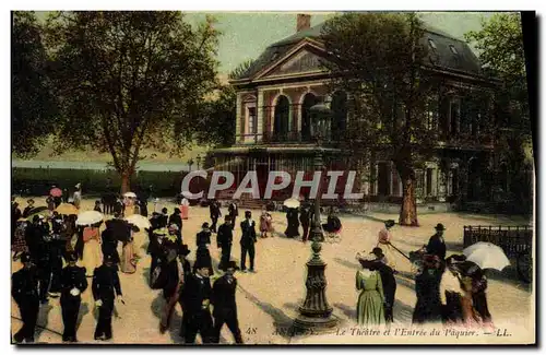 Cartes postales Annecy Le Theatre et l&#39entree du Paquier