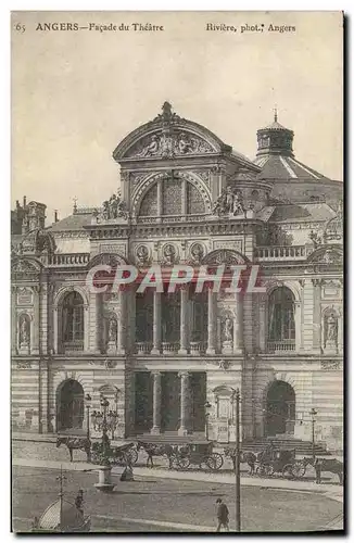 Cartes postales Angers Facade du Theatre