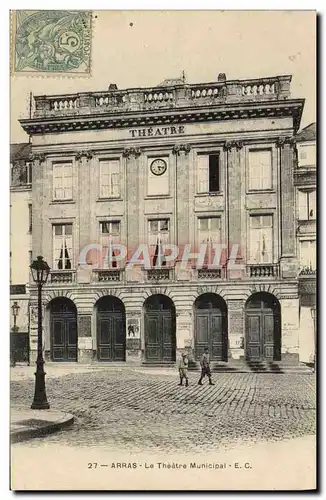Cartes postales Theatre municipal Arras