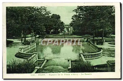 Cartes postales Dijon Square de la Place d&#39Arcy Le bassin