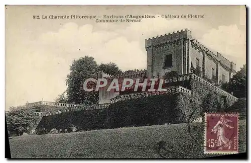 Ansichtskarte AK La Charente Pittoresque Environs d&#39Angouleme Chateau de Fleurac Commune de Nersac