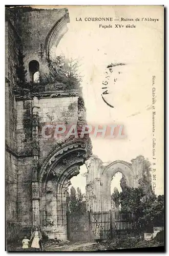 Cartes postales La Couronne Ruines de L&#39Abbaye