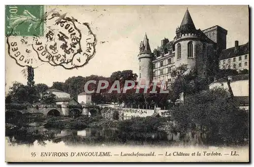 Cartes postales Environs D&#39Angouleme Larochefoucauld Le Chateau et la Tardoire