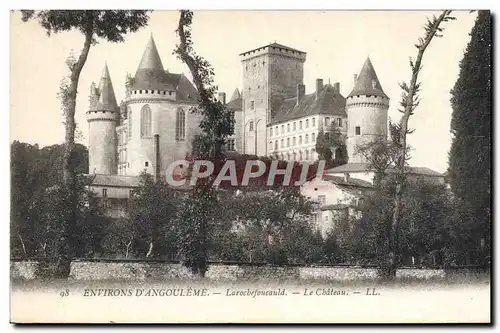 Cartes postales Environs D&#39Angouleme Larochefoucauld Le chateau