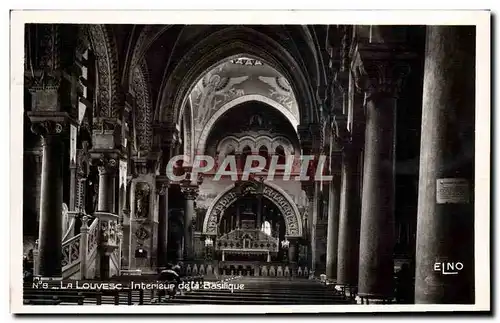 Cartes postales moderne La Louvesc Interieur de la Basilique