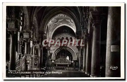 Moderne Karte La Louvesc Interieur de la Basilique