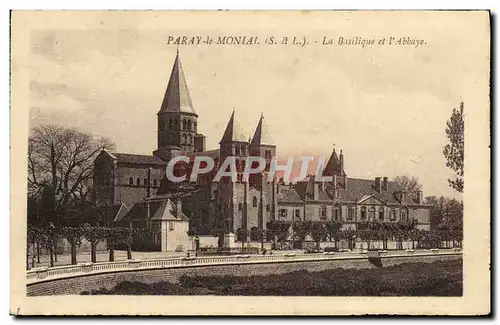 Cartes postales Paray le Monial La Basilique et L&#39Abbaye