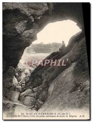Cartes postales St Quay Portrieux La Grotte de l&#39Isnin l&#39une des plus curieuses de la region