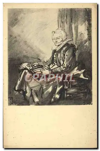 Cartes postales Portretstudie Van Margaretha De Geer Rembrandt Tentoonstelling Haarlem