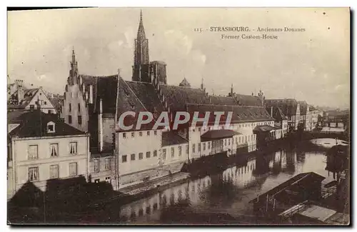 Cartes postales Douane Douanes Douanier Strasbourg Anciennes douanes