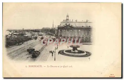 Ansichtskarte AK Douane Douanes Douanier Bordeaux La douane et les quais Sud