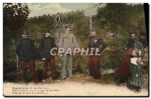 Cartes postales Douane Douanes Douanier France Allemagne