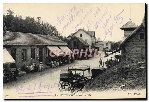 Cartes postales Douane Douanes Douanier La Schlucht Frontiere