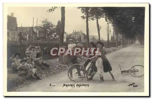Cartes postales Velo Cycle Cyclisme Femmes Enfants