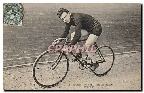 Cartes postales Velo Cycle Cyclisme Sprinter allemand Theile