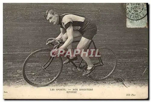 Ansichtskarte AK Velo Cycle Cyclisme Nos sprinters Riviere