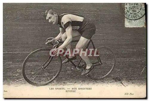 Cartes postales Velo Cycle Cyclisme Nos sprinters Riviere