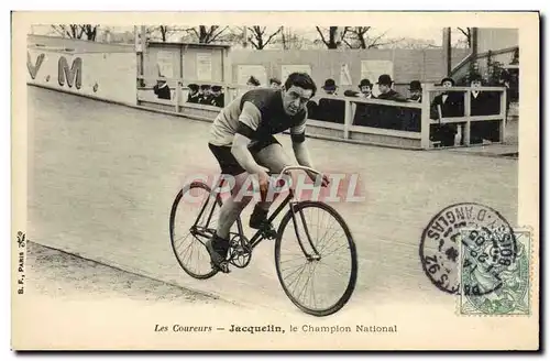 Cartes postales Velo Cycle Cyclisme Les coureurs Jacquelin Le champion national
