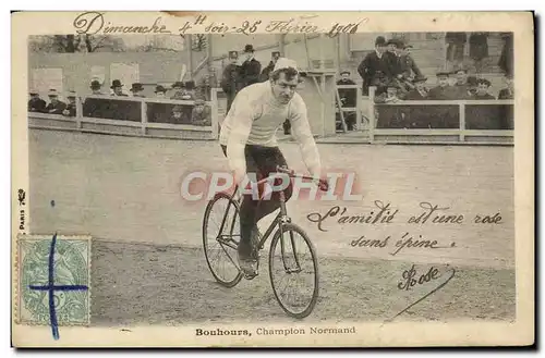 Ansichtskarte AK Velo Cycle Cyclisme Bouhours Champion Normand