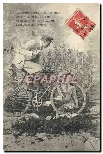 Cartes postales Velo Cycle Cyclisme Femme Homme