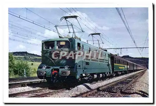 Moderne Karte Train Locomotive BB 9004