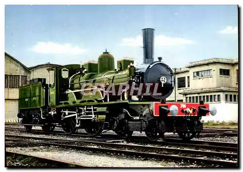 Cartes postales moderne Train Mulhouse Musee Francais du chemin de fer Locomotive 701 Nord