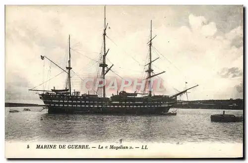 Ansichtskarte AK Bateau Marine de Guerre Le Magellan