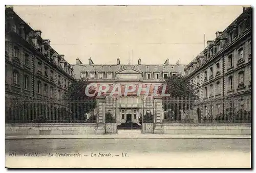 Cartes postales Gendarmerie Caen la facade