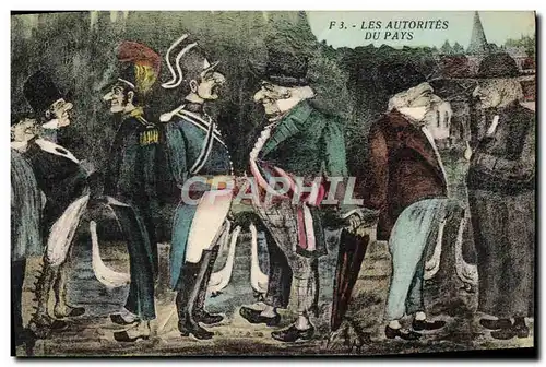 Cartes postales Les autorites du pays Gendarmerie Gendarme