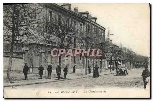 Cartes postales Le Bourget La Gendarmerie