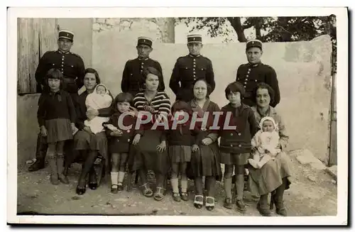 CARTE PHOTO Gendarmerie Gendarme Gendarmes