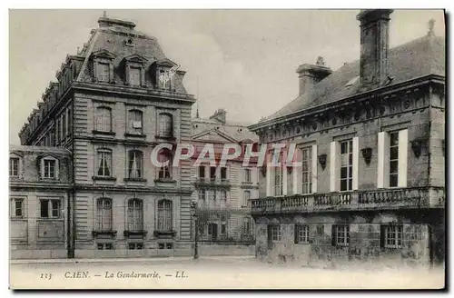 Cartes postales Caen La Gendarmerie