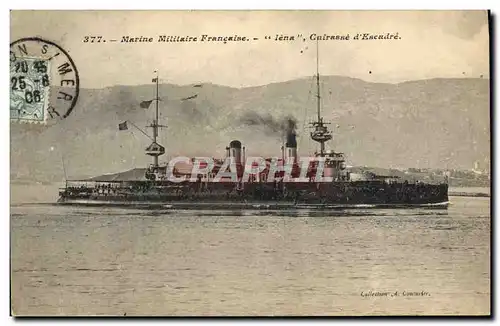 Cartes postales Bateau Iena Cuirasse d'escadre