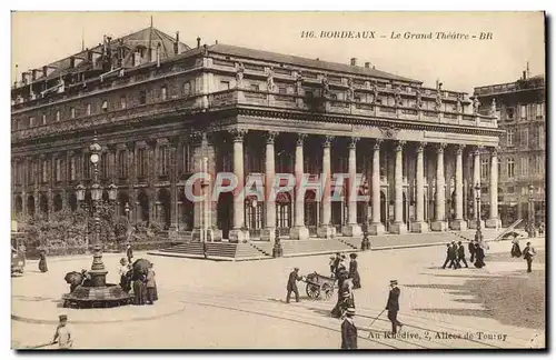 Cartes postales Le grand Theatre Bordeaux