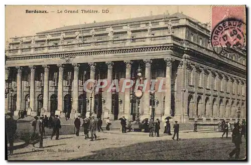 Cartes postales Bordeaux Le grand Theatre