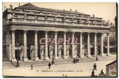 Cartes postales Bordeaux Le grand Theatre