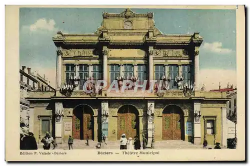 Cartes postales Le Theatre municipal Beziers