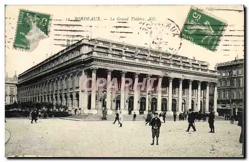 Cartes postales Le grand Theatre Bordeaux