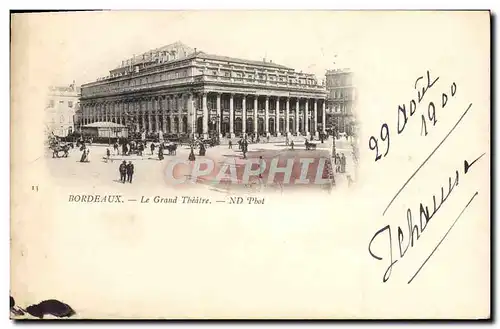 Cartes postales Le grand Theatre Bordeaux