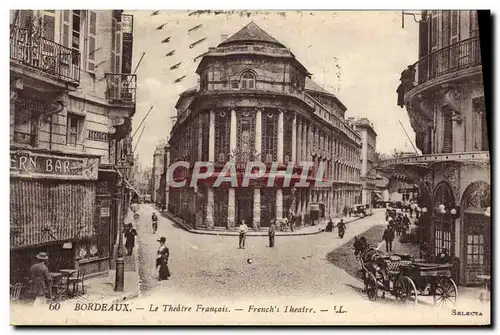 Ansichtskarte AK Bordeaux Le Theatre francais