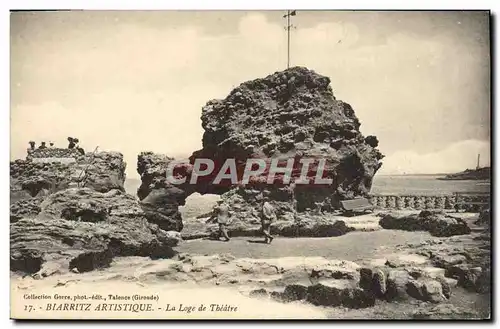 Ansichtskarte AK Biarritz La loge du Theatre