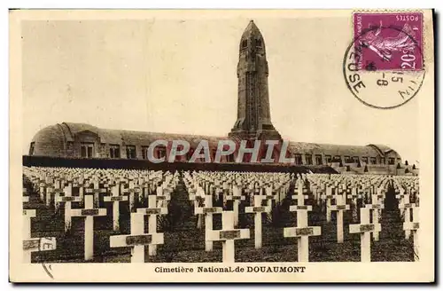 Cartes postales Cimetiere National De Douaumont Militaria