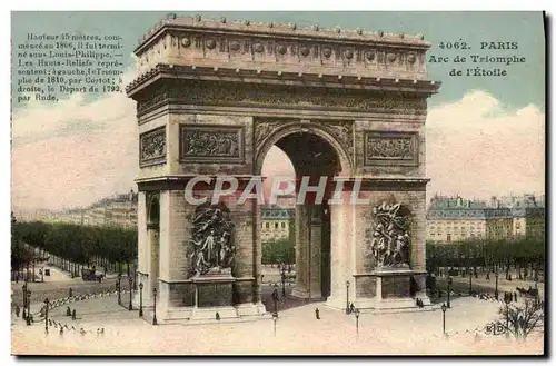 Cartes postales Paris Arc De Triomphe De I&#39Etoile