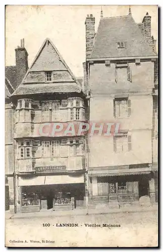 Ansichtskarte AK Lannion Vieilles Maisons Chapellerie