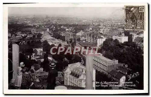 Cartes postales L&#39Auvergne Panorama Sur Royat Et Clermont Ferrand