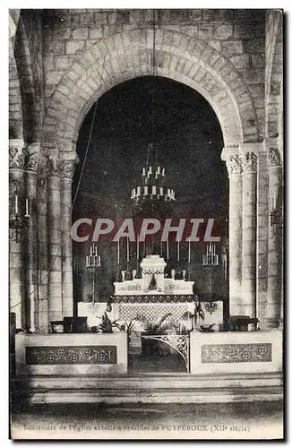 Cartes postales Sanctuatre De I&#39Eglise Abbatiale St Gilles de Puyperoux